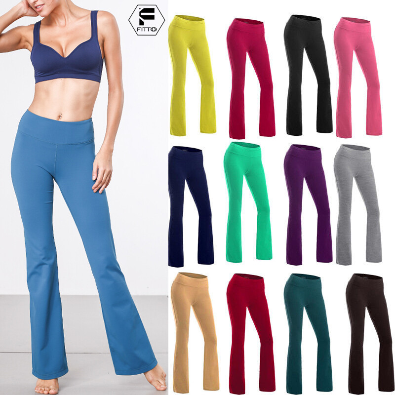 stretch bootleg pants